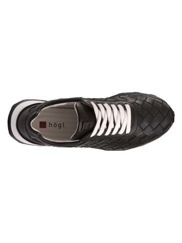 Högl Leder-Sneakers "Jessie" in Schwarz