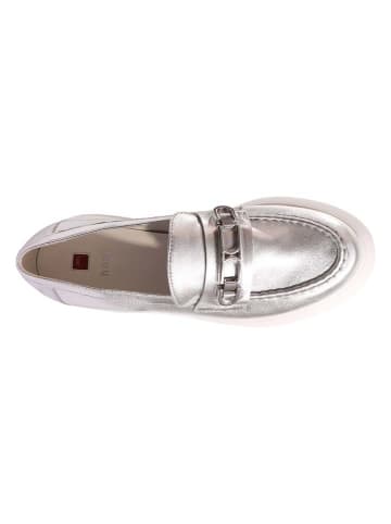 Högl Leder-Slipper "Cecil" in Silber