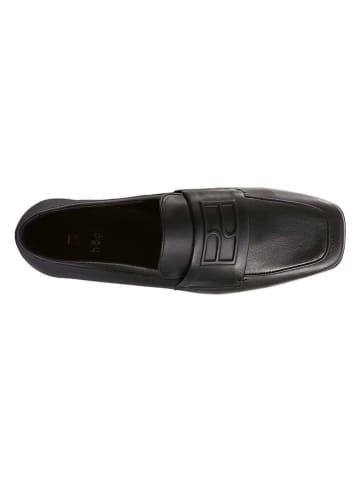 Högl Skórzane slippersy "Sue" w kolorze czarnym