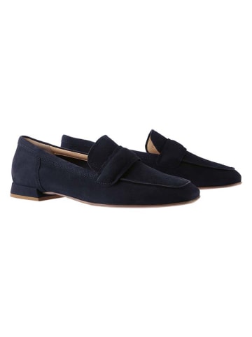 Högl Leren mocassins "Perrry" donkerblauw