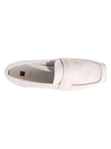 Högl Leder-Slipper "Perry" in Weiß