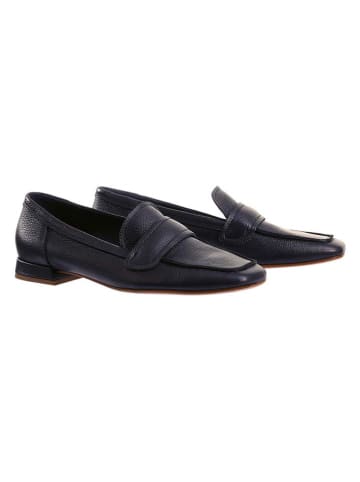 Högl Leder-Slipper "Perry" in Dunkelblau