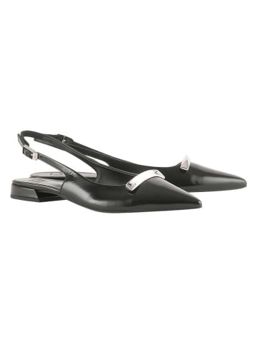Högl Leder-Slingballerinas "Jeanne" in Schwarz