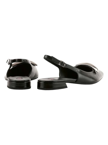 Högl Leder-Slingballerinas "Jeanne" in Schwarz