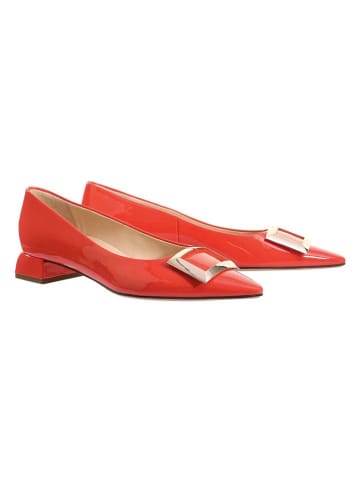 Högl Leren pumps "Holly" rood