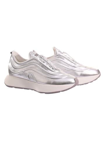 Högl Leren sneakers "Fin" zilverkleurig