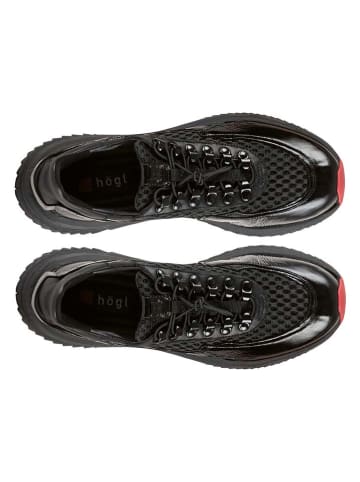 Högl Leder-Sneakers "Zayn" in Schwarz