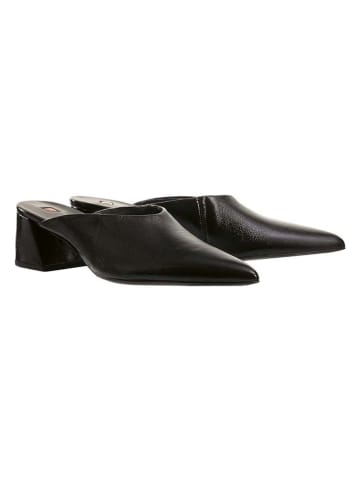 Högl Leder-Clogs "Vanessa" in Schwarz