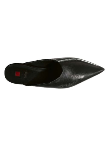 Högl Leder-Clogs "Vanessa" in Schwarz