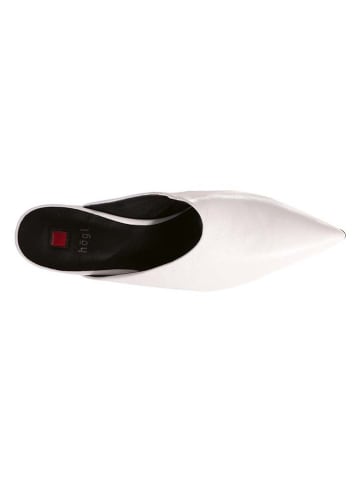 Högl Leder-Clogs "Vanessa" in Weiß