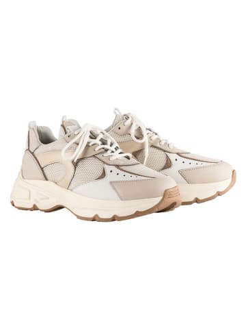 Högl Skórzane sneakersy "Faith" w kolorze beżowym