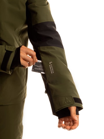 Fischer Ski-/snowboardjas kaki/zwart