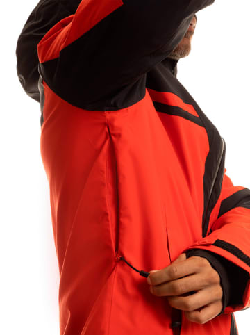 Fischer Ski-/ Snowboardjacke in Rot/ Schwarz