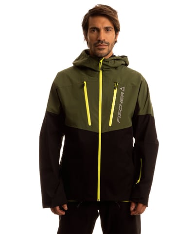 Fischer Ski-/ Snowboardjacke in Khaki/ Schwarz