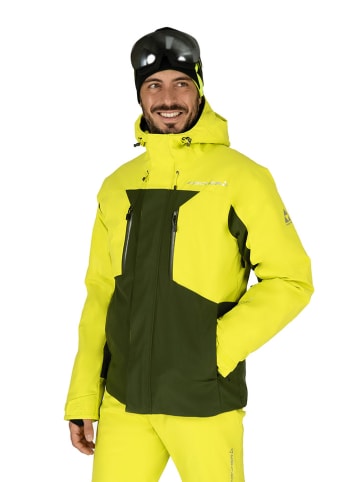 Fischer Ski-/ Snowboardjacke in Gelb/ Grün