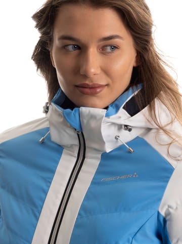 Fischer Ski-/ Snowboardjacke in Blau/ Weiß