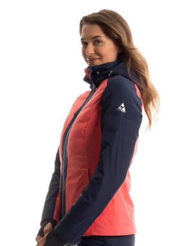 Fischer Ski-/ Snowboardjacke in Rot/ Schwarz
