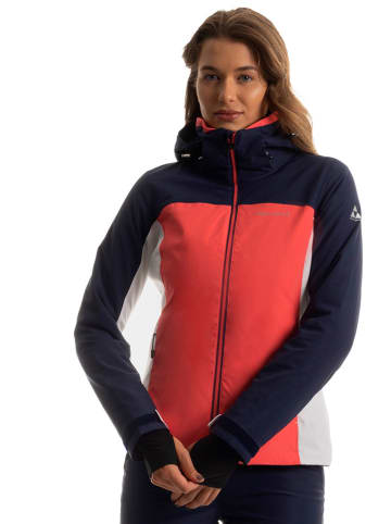 Fischer Ski-/ Snowboardjacke in Rot/ Schwarz