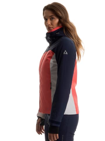 Fischer Ski-/ Snowboardjacke in Rot/ Schwarz