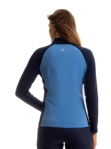 Fischer Fleece vest blauw/donkerblauw
