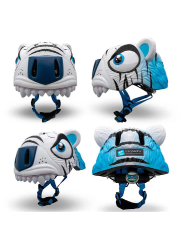 Crazy Safety Fahrradhelm "Tiger" in Weiß