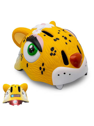 Crazy Safety Fahrradhelm "Leopard" in Gelb
