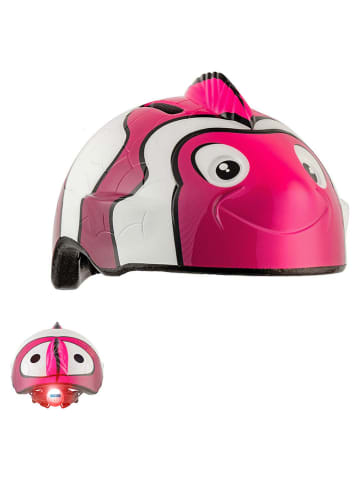 Crazy Safety Fietshelm "Fish" roze