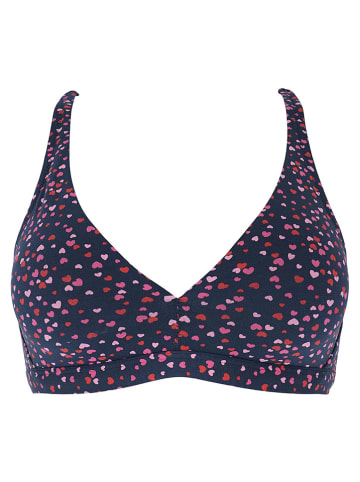 COTONELLA Top w kolorze granatowo-różowym