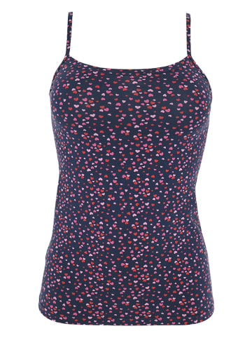 COTONELLA Onderhemd donkerblauw/roze