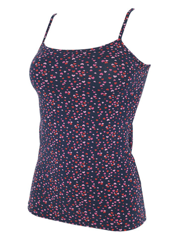 COTONELLA Onderhemd donkerblauw/roze
