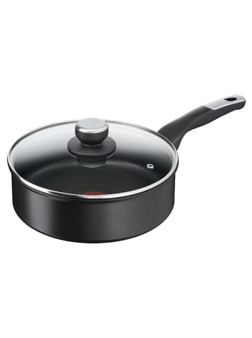 Tefal 2-częściowy zestaw "Unlimited" w kolorze czarnym - Ø 24 cm