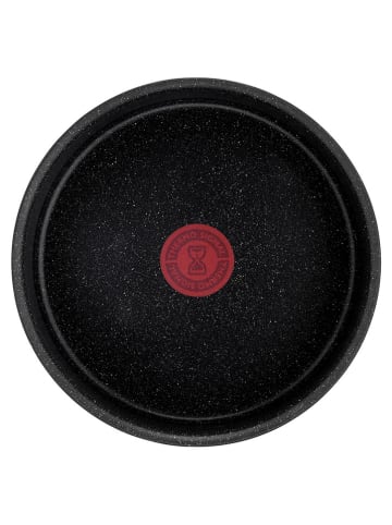 Tefal 4-delige steelpannenset "Black Stone" zwart