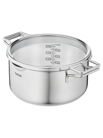 Tefal 2tlg. Edelstahl-Kochtopf "Nordica" - Ø 24 cm