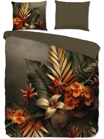 Good Morning Bettwäsche-Set ''Savory'' in Grün/ Bunt