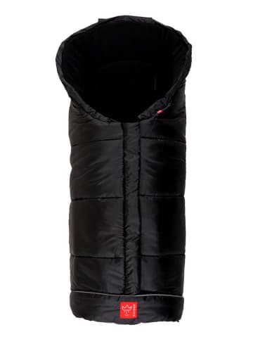 Kaiser Naturfellprodukte Fußsack "Iglu" in Schwarz - (L)93 x (B)45 cm