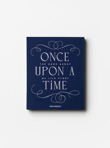 Printworks Ausfüllbuch ''Once Upon'' in Blau/ Dunkelblau - (B)18,8 x (H)23,6 x (T)2,4 cm