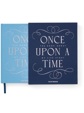Printworks Herinneringenboek "The Book About My Life Story" donkerblauw