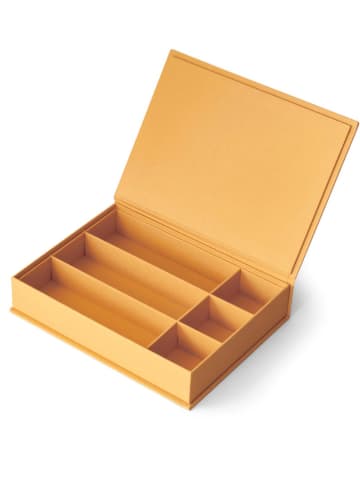 Printworks Aufbewahrungsbox "Precious Things" in Gelb - (B)26 x (H)19 x (T)8 cm