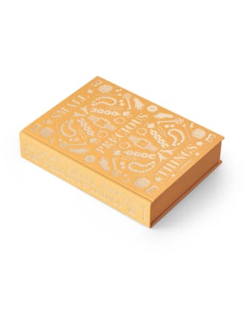 Printworks Opbergbox "Precious Things" geel - (B)26 x (H)19 x (D)8 cm