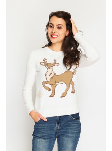 ASSUILI Pullover in Weiß
