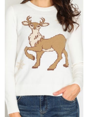 ASSUILI Pullover in Weiß