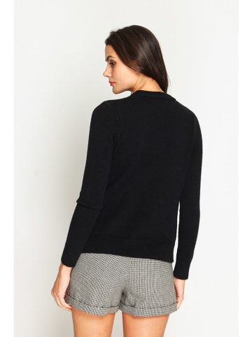 ASSUILI Pullover in Schwarz