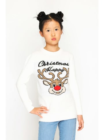 ASSUILI Pullover in Weiß