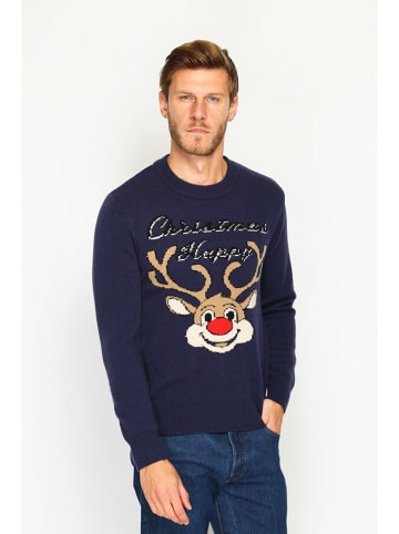 ASSUILI Pullover in Dunkelblau