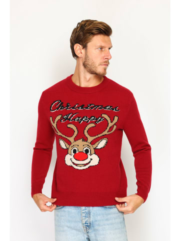ASSUILI Pullover in Rot