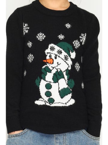 ASSUILI Sweter w kolorze czarnym