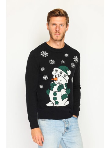 ASSUILI Pullover in Schwarz