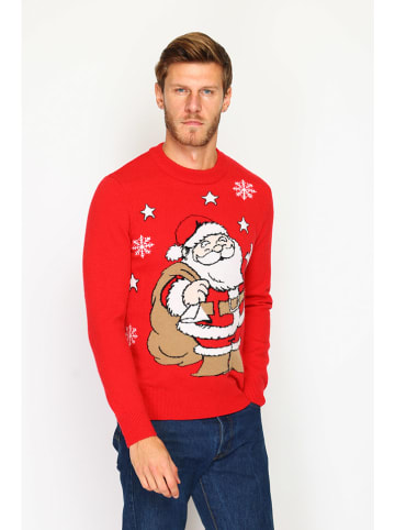 ASSUILI Pullover in Rot