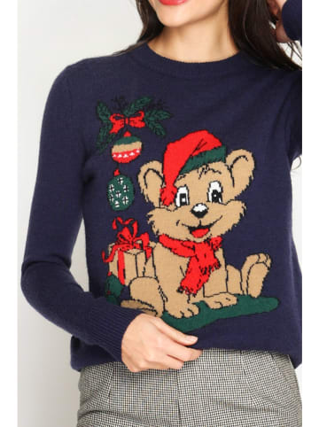 ASSUILI Pullover in Dunkelblau