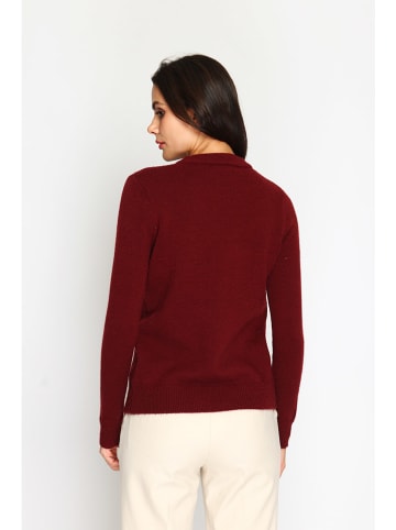 ASSUILI Pullover in Bordeaux